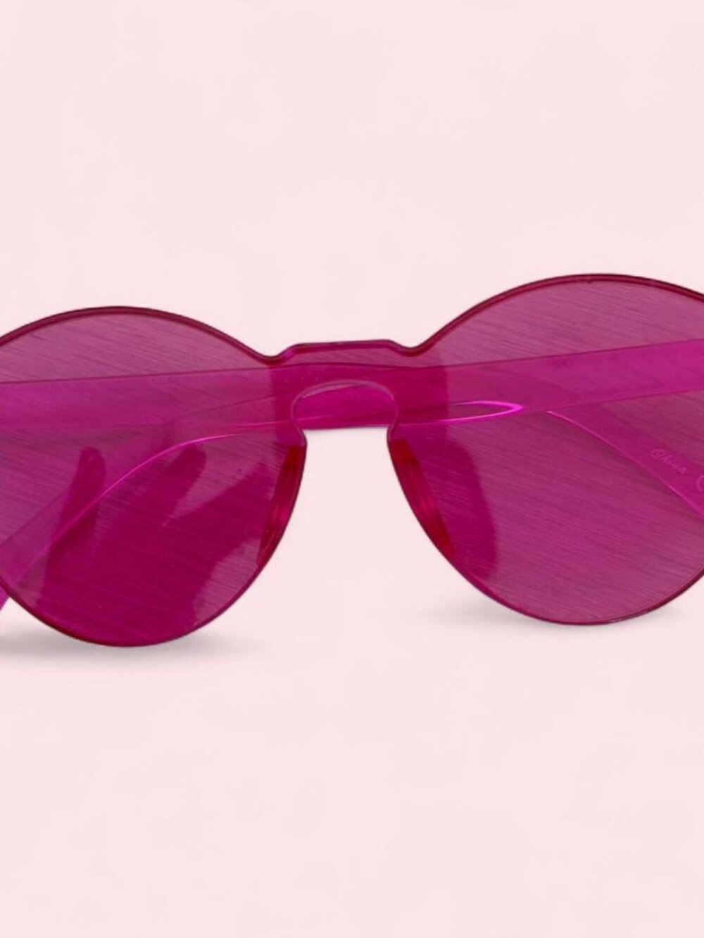 retro pink sunglasses